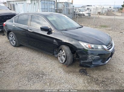 2015 HONDA ACCORD LX Black  Gasoline 1HGCR2F35FA233862 photo #1