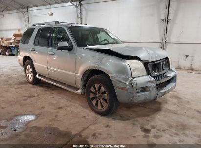 2006 MERCURY MOUNTAINEER PREMIER Silver  Gasoline 4M2EU488X6UJ03756 photo #1