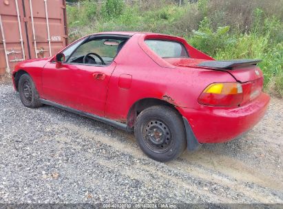 1995 HONDA CIVIC DEL SOL S Red  Gasoline JHMEG1143SS003005 photo #4