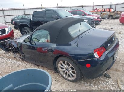 2006 BMW Z4 3.0I Dark Blue  Gasoline 4USBU33596LW68175 photo #4