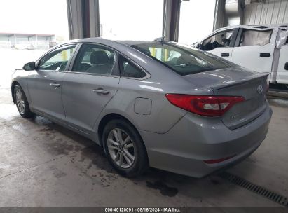 2017 HYUNDAI SONATA Silver  Gasoline 5NPE24AF5HH493960 photo #4