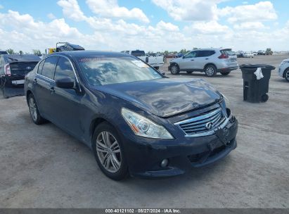 2011 INFINITI G25X Black  Gasoline JN1DV6AR0BM451690 photo #1