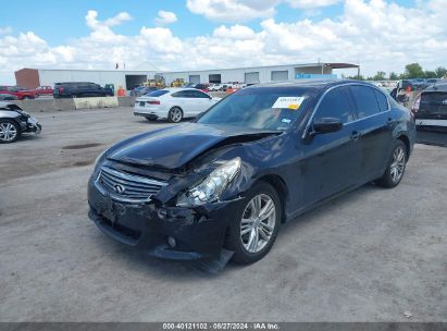 2011 INFINITI G25X Black  Gasoline JN1DV6AR0BM451690 photo #3