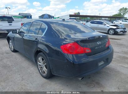 2011 INFINITI G25X Black  Gasoline JN1DV6AR0BM451690 photo #4