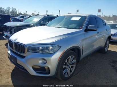 2018 BMW X6 XDRIVE35I Silver  Gasoline 5UXKU2C53J0X51268 photo #3