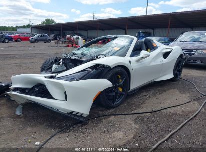 2022 FERRARI F8 SPIDER White  Gasoline ZFF93LMA8N0272758 photo #3