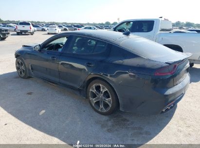 2021 KIA STINGER GT-LINE Black  Gasoline KNAE15LA2M6088506 photo #4