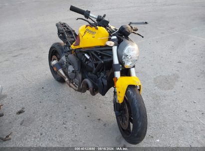 2018 DUCATI MONSTER 821 Yellow  Gasoline ZDMMACLS5JB001412 photo #1