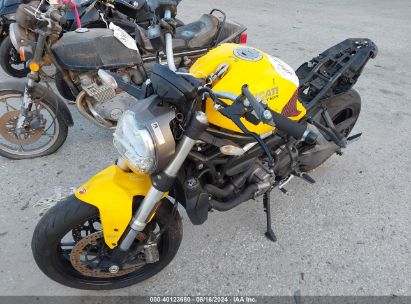 2018 DUCATI MONSTER 821 Yellow  Gasoline ZDMMACLS5JB001412 photo #3