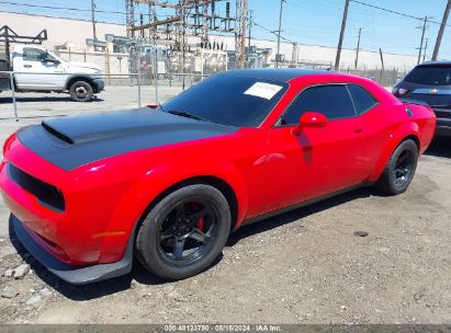 2018 DODGE CHALLENGER SRT DEMON Red  Gasoline 2C3CDZH95JH102288 photo #3