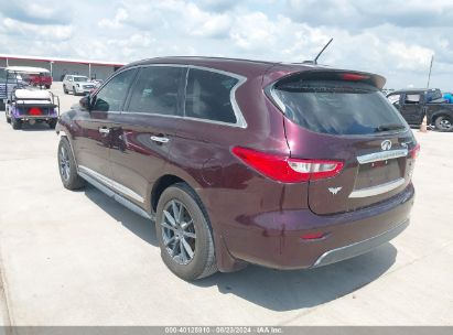 2014 INFINITI QX60 Burgundy  Gasoline 5N1AL0MN2EC521868 photo #4