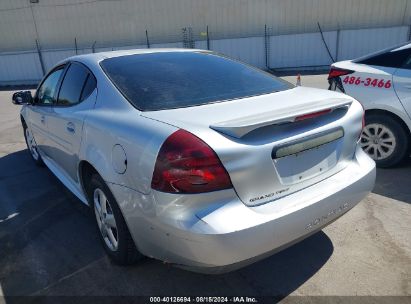 2005 PONTIAC GRAND PRIX Silver  Gasoline 2G2WP522351308653 photo #4