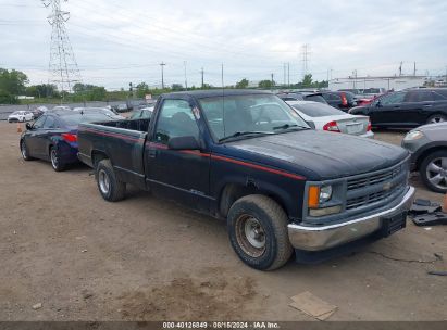 1996 CHEVROLET GMT-400 C1500 Black  Gasoline 1GCEC14W8TZ150942 photo #1