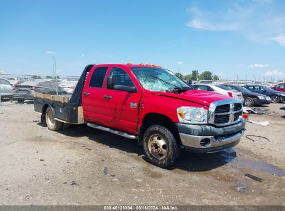 2009 DODGE RAM 3500 HD CHASSIS ST/SLT/LARAMIE Red  Diesel 3D6WH48L99G532035 photo #1