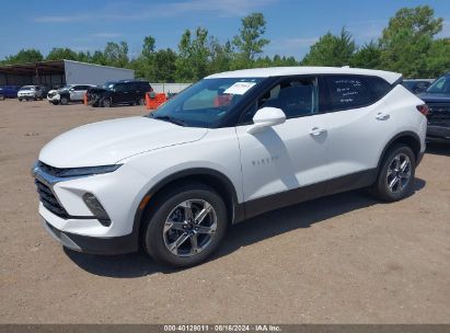 2023 CHEVROLET BLAZER FWD 2LT White  Gasoline 3GNKBCR47PS136050 photo #3