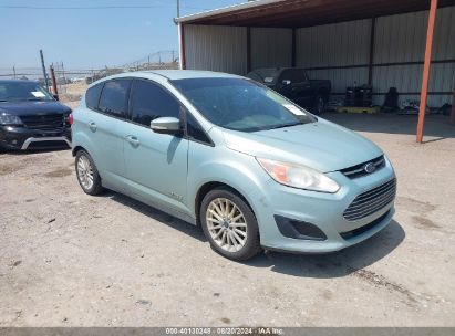 2013 FORD C-MAX HYBRID SE Teal  Hybrid 1FADP5AU6DL547053 photo #1