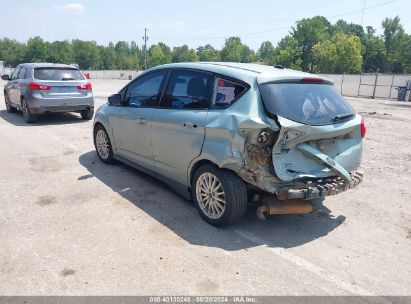 2013 FORD C-MAX HYBRID SE Teal  Hybrid 1FADP5AU6DL547053 photo #4