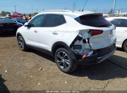 2022 BUICK ENCORE GX FWD SELECT White  Gasoline KL4MMDS23NB092688 photo #4