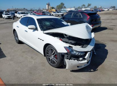 2019 MASERATI GHIBLI White  Gasoline ZAM57XSA3K1322124 photo #1