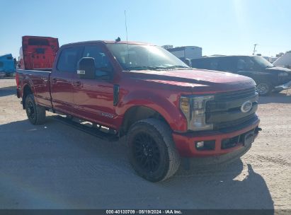 2019 FORD F-350 LARIAT Red  Diesel 1FT8W3BT9KEF01419 photo #1