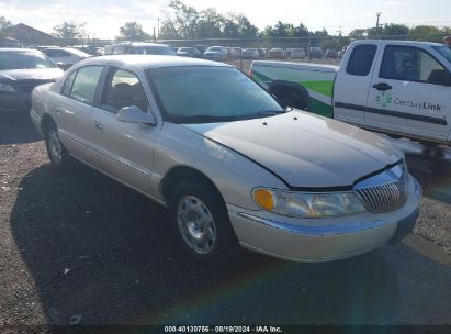 1999 LINCOLN CONTINENTAL Beige  Gasoline 1LNHM97V7XY647581 photo #1