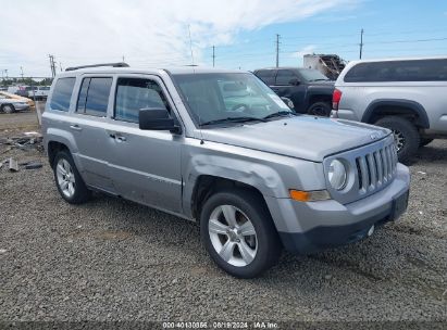 2015 JEEP PATRIOT LATITUDE Silver  Gasoline 1C4NJPFB0FD297700 photo #1