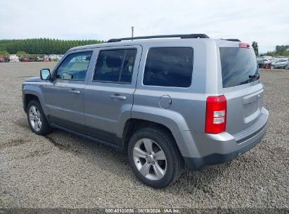 2015 JEEP PATRIOT LATITUDE Silver  Gasoline 1C4NJPFB0FD297700 photo #4