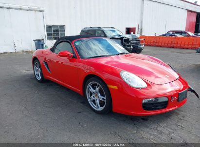 2005 PORSCHE BOXSTER Red  Gasoline WP0CA29835U711237 photo #1