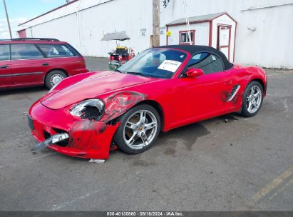 2005 PORSCHE BOXSTER Red  Gasoline WP0CA29835U711237 photo #3