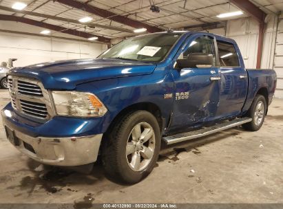 2015 RAM 1500 SLT Blue  Gasoline 3C6RR7LT0FG532811 photo #3