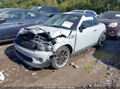 2013 MINI COUPE COOPER S Silver  Gasoline WMWSX3C54DT408936 photo #3