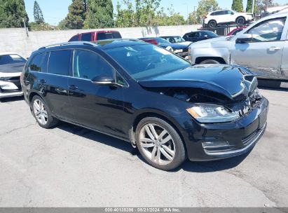 2016 VOLKSWAGEN GOLF SPORTWAGEN TSI SEL 4-DOOR Black  Gasoline 3VWC17AU7GM521550 photo #1