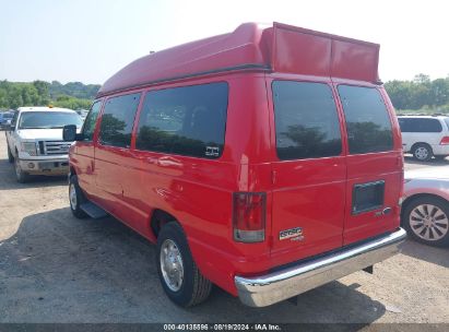 2010 FORD E-150 XL Red  gas 1FMNE1BLXADA57087 photo #4