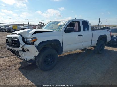 2022 TOYOTA TACOMA SR White  Gasoline 3TYRX5GN0NT064209 photo #3