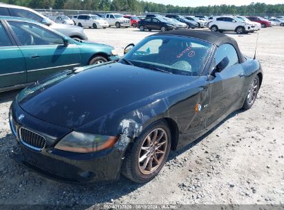 2003 BMW Z4 2.5I Black  Gasoline 4USBT33473LR63426 photo #3