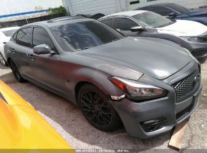 2015 INFINITI Q70L 3.7 Gray  Gasoline JN1BY1PR2FM830043 photo #1