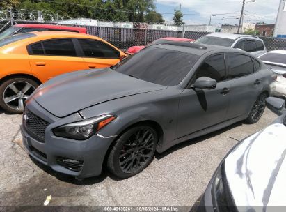 2015 INFINITI Q70L 3.7 Gray  Gasoline JN1BY1PR2FM830043 photo #3