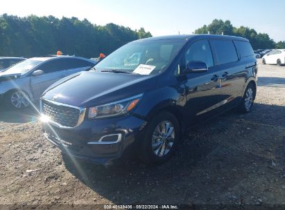 2019 KIA SEDONA LX Dark Blue  Gasoline KNDMB5C19K6511932 photo #3