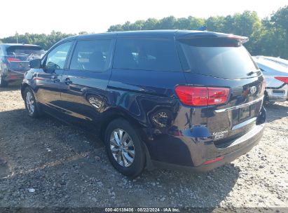 2019 KIA SEDONA LX Dark Blue  Gasoline KNDMB5C19K6511932 photo #4