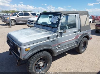 1986 SUZUKI SAMURAI Blue  Gasoline JS3JC51C3G4128349 photo #3