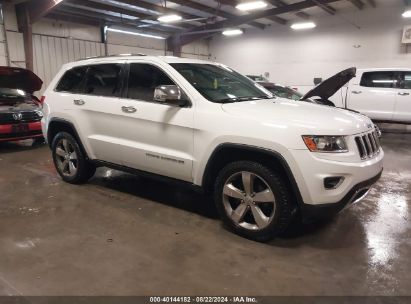 2014 JEEP GRAND CHEROKEE LIMITED White  Flexible Fuel 1C4RJEBG9EC303540 photo #1