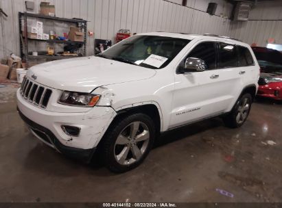 2014 JEEP GRAND CHEROKEE LIMITED White  Flexible Fuel 1C4RJEBG9EC303540 photo #3