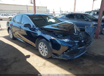 2020 TOYOTA CAMRY LE Dark Blue  Gasoline 4T1L11AK9LU983477 photo #1