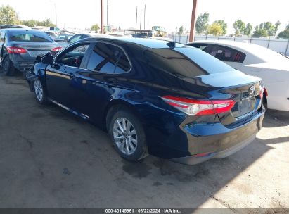 2020 TOYOTA CAMRY LE Dark Blue  Gasoline 4T1L11AK9LU983477 photo #4