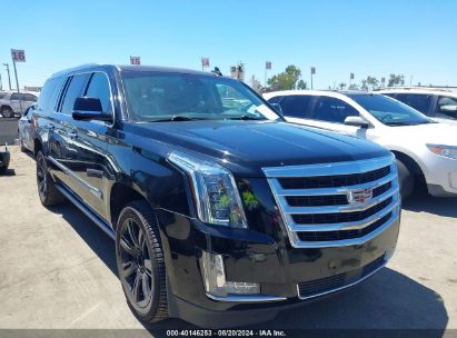 2017 CADILLAC ESCALADE ESV PREMIUM LUXURY Black  Gasoline 1GYS4JKJ7HR346802 photo #1