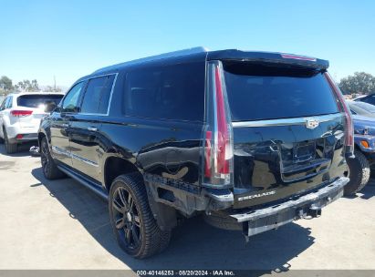 2017 CADILLAC ESCALADE ESV PREMIUM LUXURY Black  Gasoline 1GYS4JKJ7HR346802 photo #4