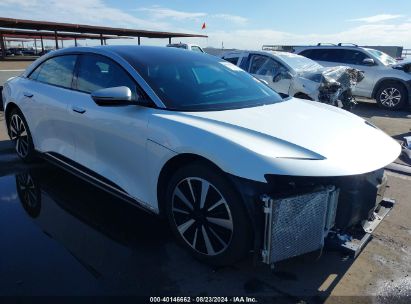 2023 LUCID AIR GRAND TOURING White  Electric 50EA1GBA1PA001237 photo #1