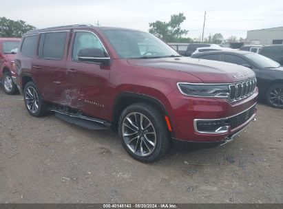 2023 JEEP WAGONEER SERIES II 4X4 Red  Gasoline 1C4SJVBP5PS518424 photo #1