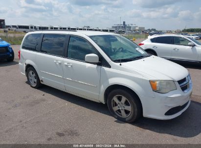 2012 DODGE GRAND CARAVAN SXT White  Flexible Fuel 2C4RDGCG7CR280359 photo #1