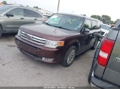 2012 FORD FLEX SEL Maroon  Gasoline 2FMHK6CC7CBD19058 photo #3